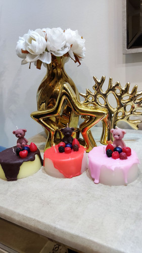 کیک شمعی زیبا